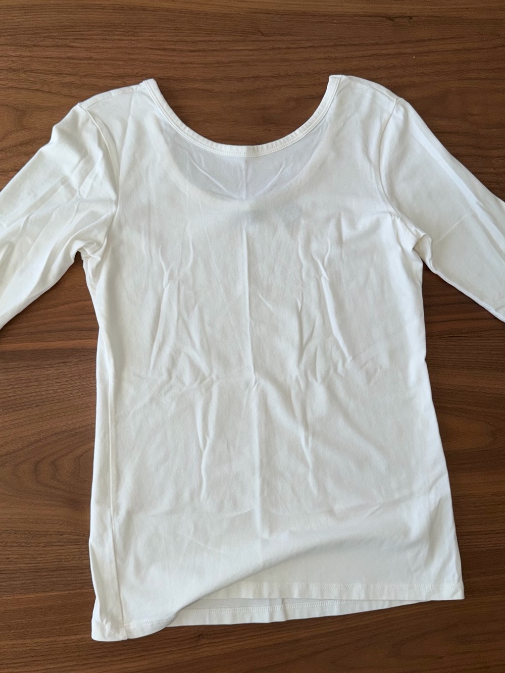 Classic White Scoop Neck Women’s Top